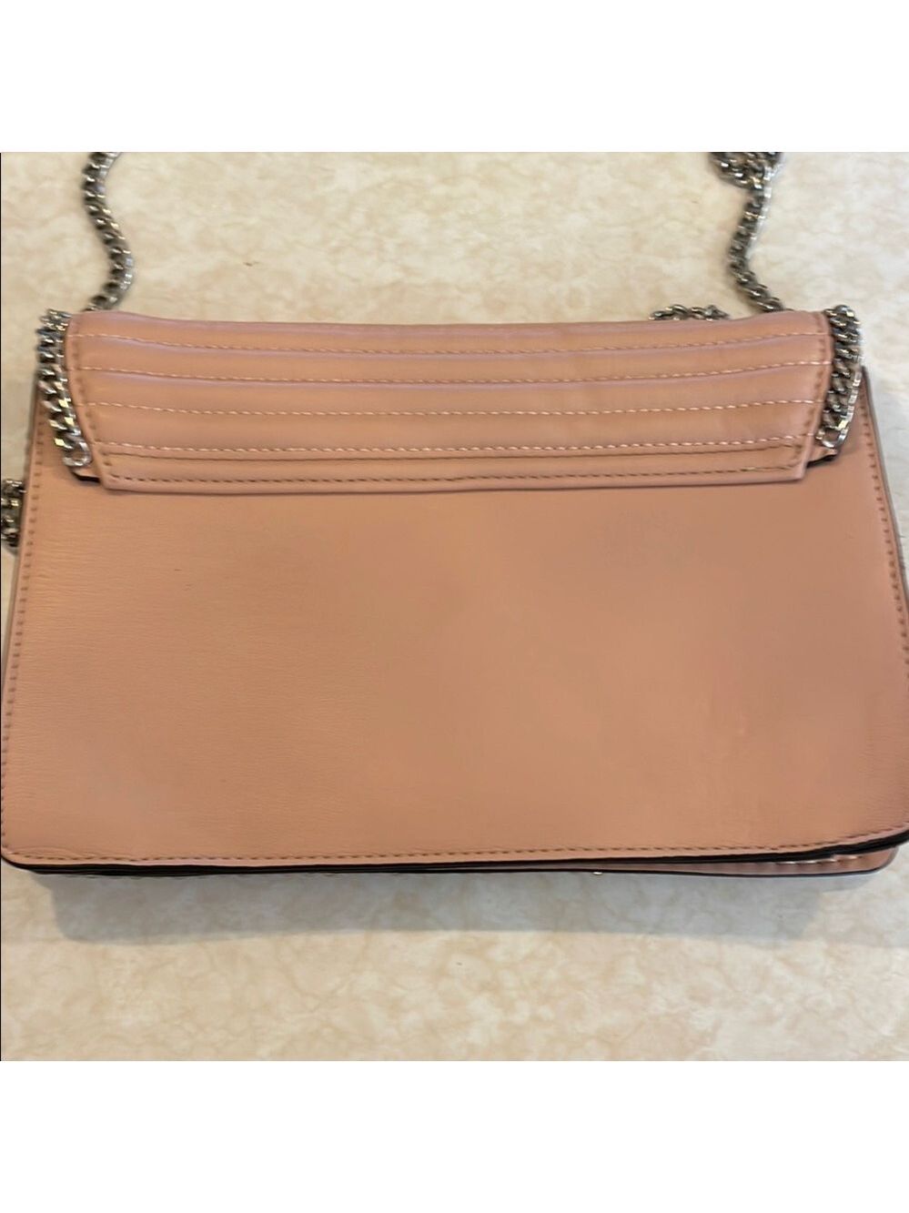 Express, Elegant Pink Chain Shoulder Bag - Picture 5 of 5